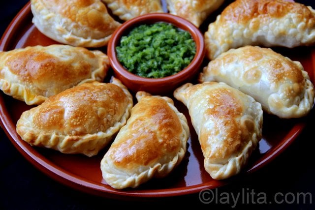Mushroom cheese empanadas