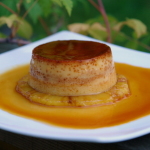 Flan de pina or pineapple flan