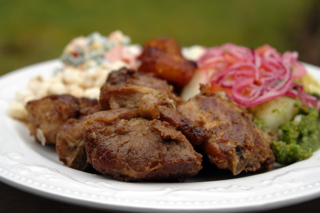 Braised pork, Ecuadorian style