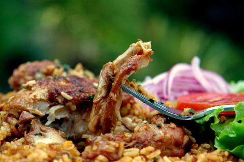 Arroz con pollo or chicken rice Arroz con pollo or chicken rice