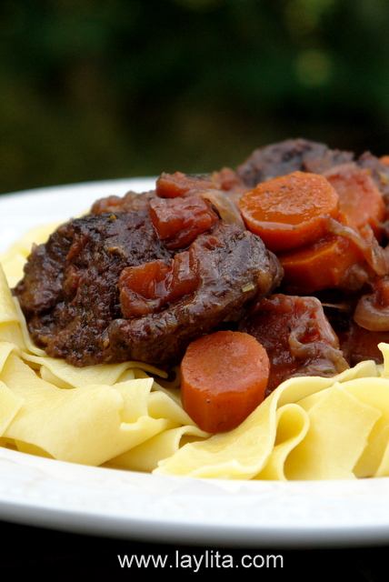 Beef daube or French beef stew