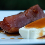 Dulce de zapallo con miel y quesillo
