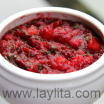 Spicy cranberry mango sauce Spicy cranberry mango sauce