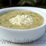 Repe lojano or green banana soup Repe lojano or green banana soup