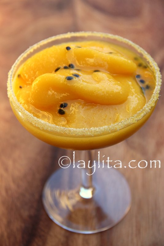 Mango passion fruit margarita Mango passion fruit margarita