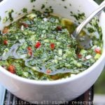 Molho tradicional chimichurri