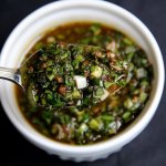 Receita de molho balsâmico chimichurri