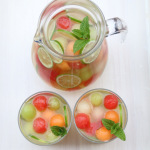 Receita de sangria de melão e moscatel