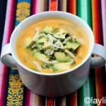 Sopa de batata e queijo- Locro de papa