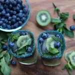Mojito de Mirtilo com Kiwi