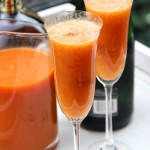 Receita do coquetel Bellini de pêssego