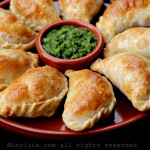 Empanadas de cogumelos com queijo