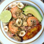 Paella de quinoa