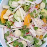 Salada refrescante com palmito
