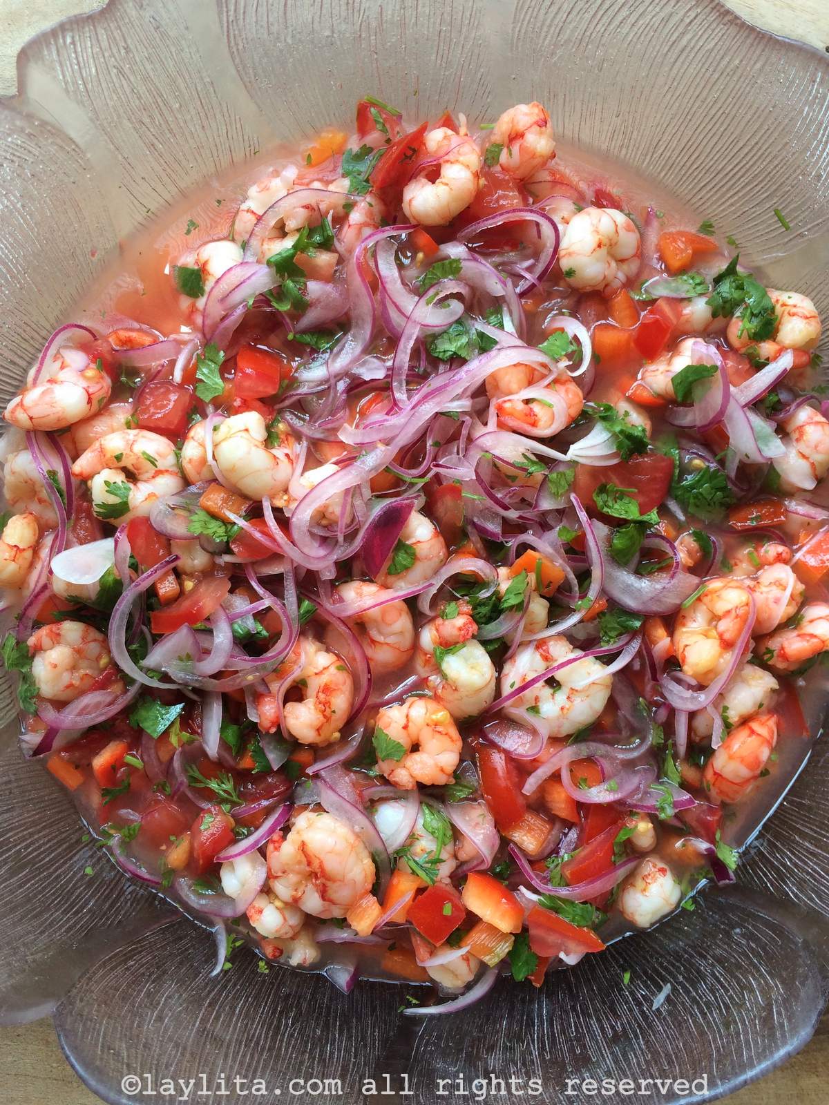 Ceviche de camarón ecuatoriano – Recetas de Laylita, image size:1200x1600