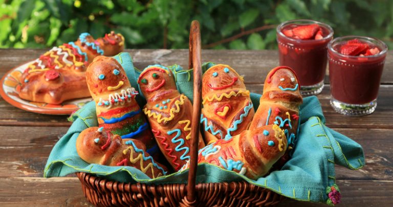 Receta de las figuras de pan o guaguas de pan ecuatorianas