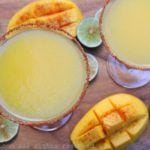 Margaritas picantes de mango {Margaritas de mango y ají}