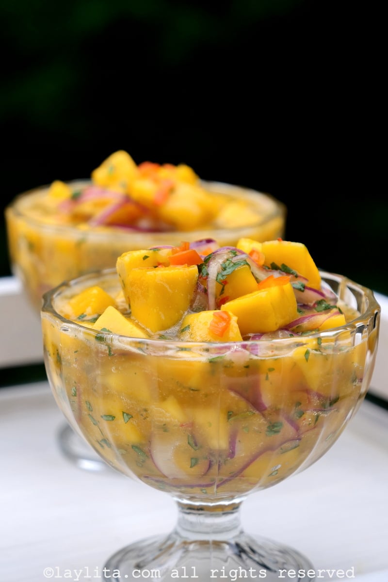 Ceviche de mango