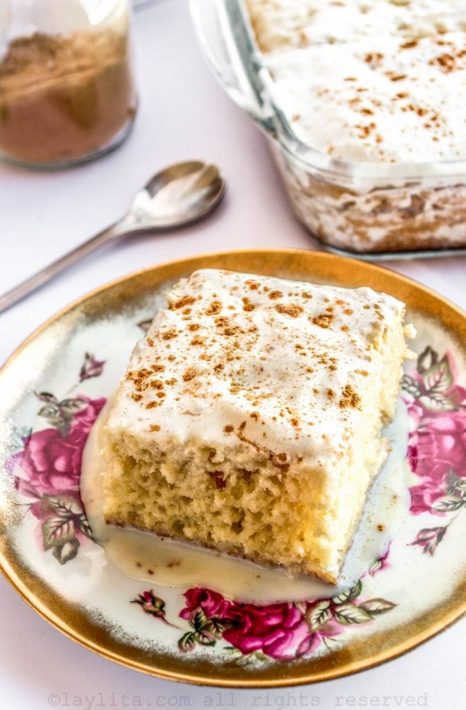 Pastel o torta tres leches Recetas de Laylita