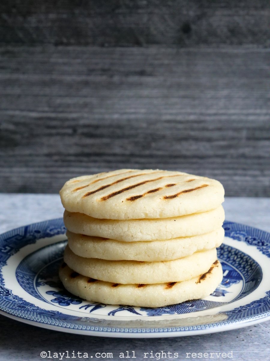 Receta fácil para preparar arepas caseras