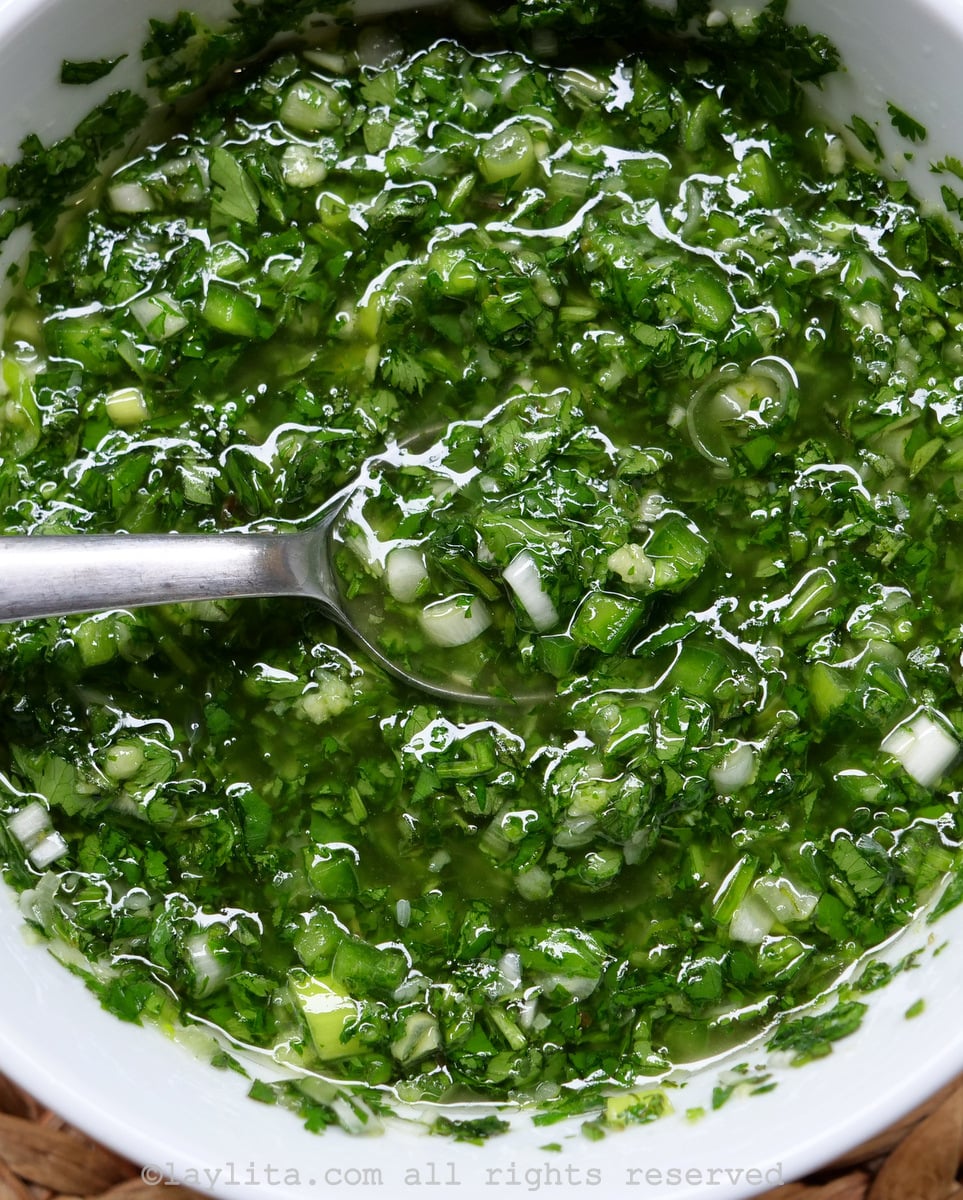 Chimichurri de cilantro