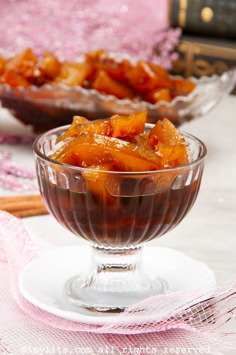 Dulce de lechosa o papaya