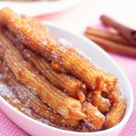 Churros rellenos con dulce de leche