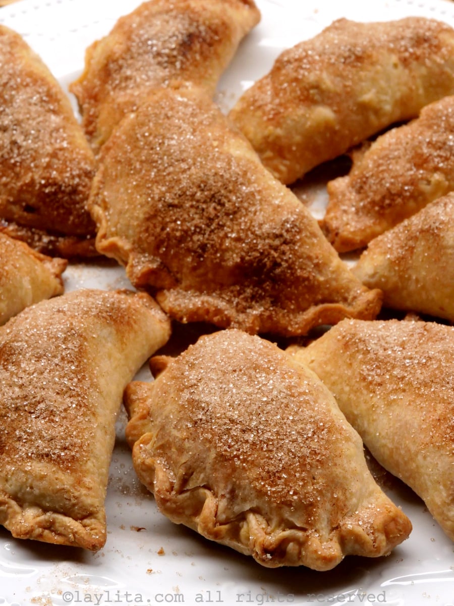 Empanadas caseras de manzana al horno