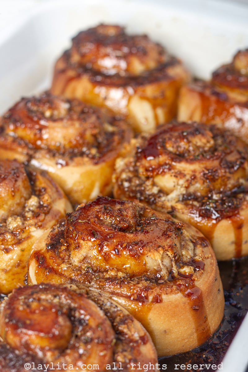 Golfeados o rollos de canela venezolanos