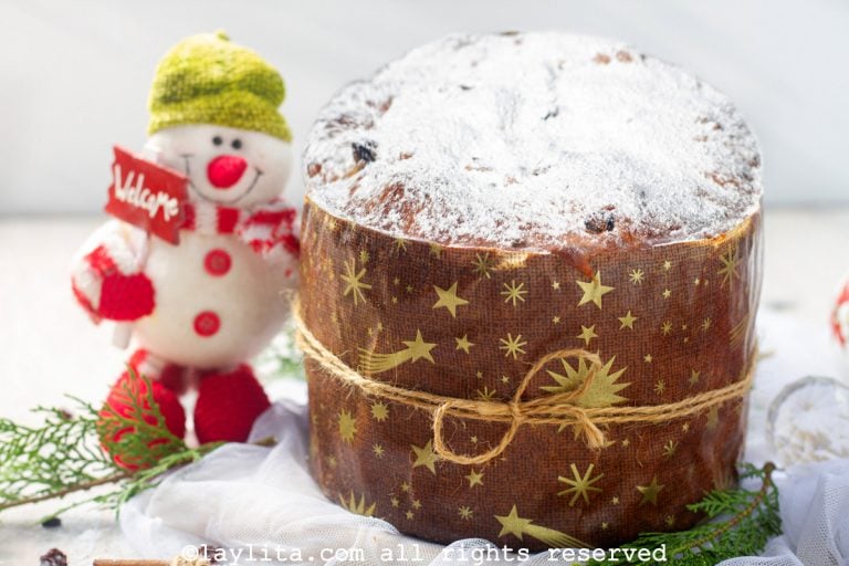 Pan dulce de Navidad o panettone