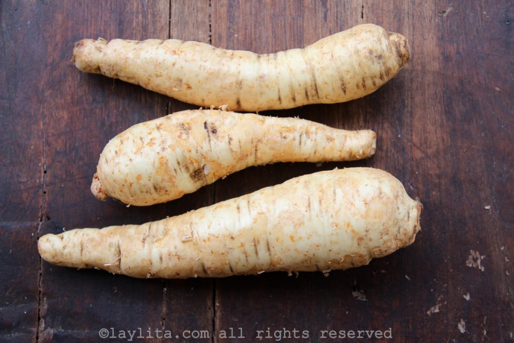Como cocinar con la zanahoria blanca arrracacha apio criollo