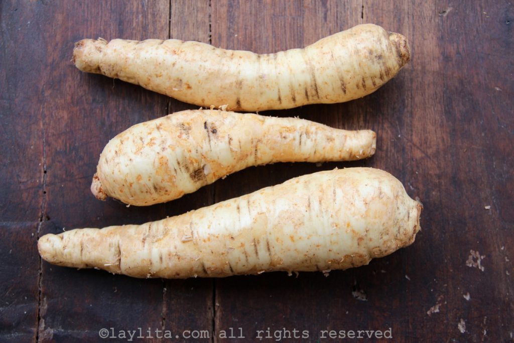 Como cocinar con la zanahoria blanca arrracacha apio criollo