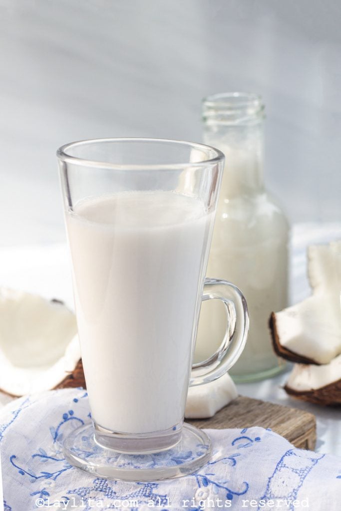 Como hacer leche de coco casera
