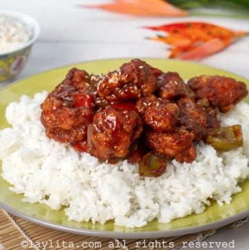 Como hacer el pollo agridulce en casa