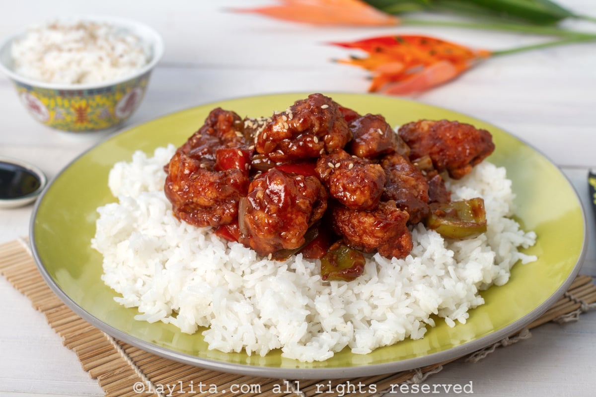 Como hacer el pollo agridulce en casa