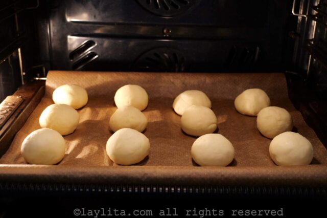 Cuñapes en el horno
