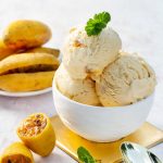 Helado cremoso de taxo o curuba