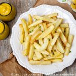 Papas fritas en freidora de aire