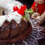 Receta casera de la torta negra navideña