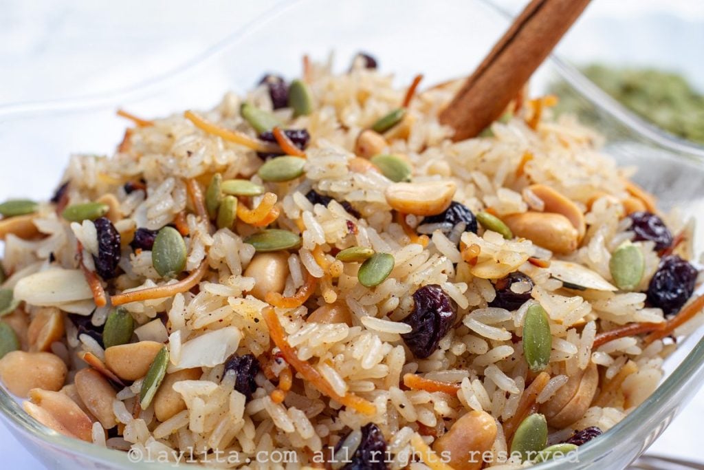 Receta del arroz árabe