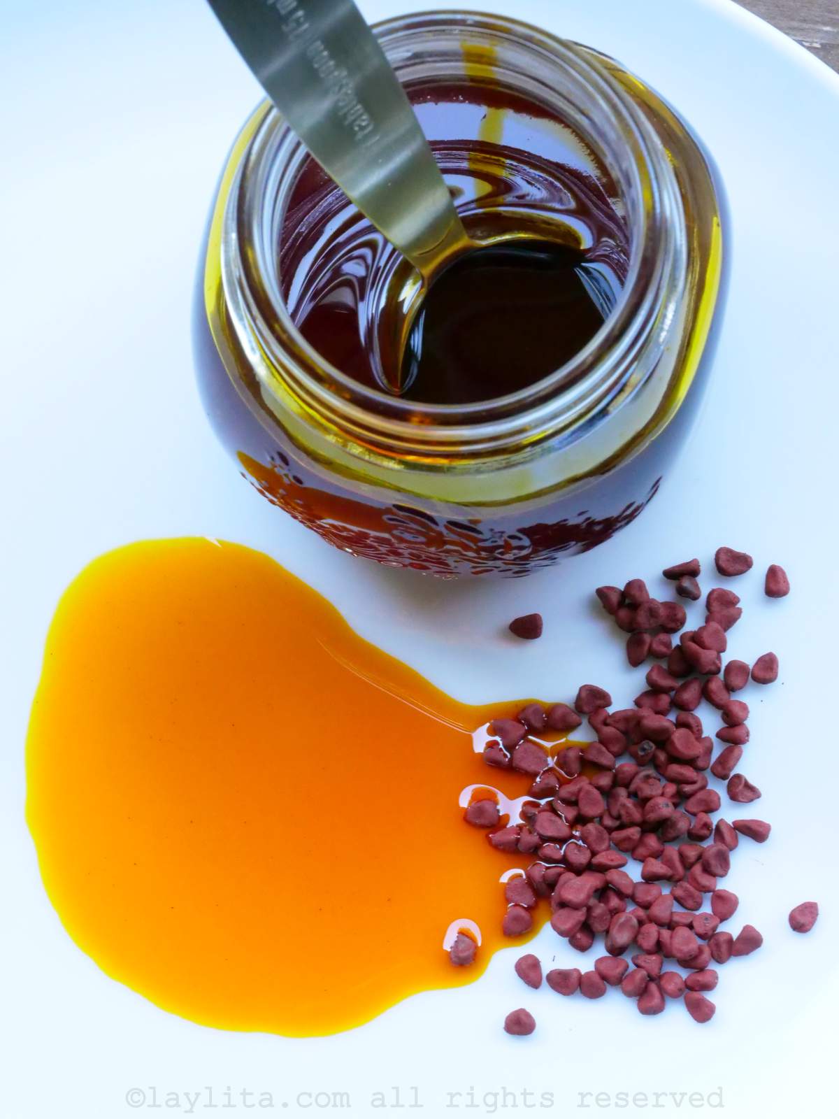 Aceite de achiote o aceite de color
