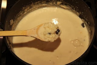Receta y fotos del morocho con leche