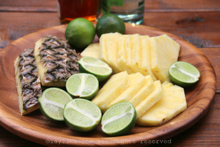 Ingredientes para caipiriñas de frutas