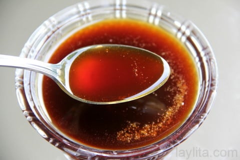 6 - La miel de panela o chancaca se usa para postres y bebidas