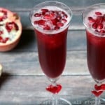 Coctel de champan y granada