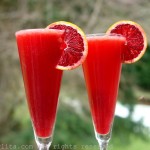 Coctel espumoso de naranja roja y Campari