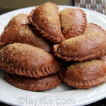 Empanadas de dulce de leche