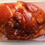 Jamón en salsa de naranja y chipotle