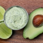Mayonesa picante de aguacate y cilantro