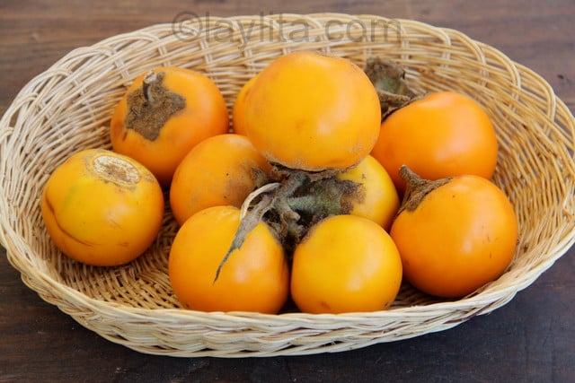 Naranjillas maduras